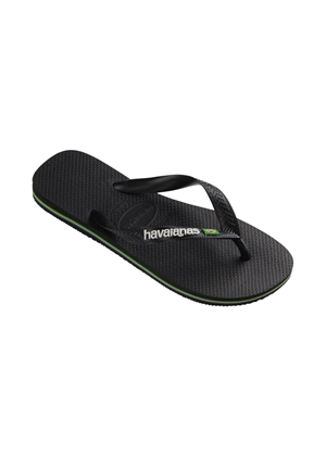Hav. Brasil Logo sandal Black/Black Havaianas